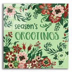 Season's Greetings Florals by Cindy Jacobs acrylic glass wall art