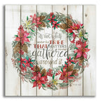 Gathered Around the Tree Wreath by Cindy Jacobs acrylic glass wall art