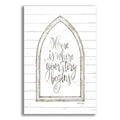 Home is Where Your Story Begins Arch by Cindy Jacobs acrylic glass wall art