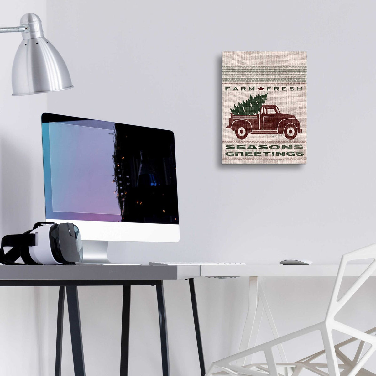 Farm Fresh Seasons Greetings by Cindy Jacobs - 12x16 acrylic wall art in a room