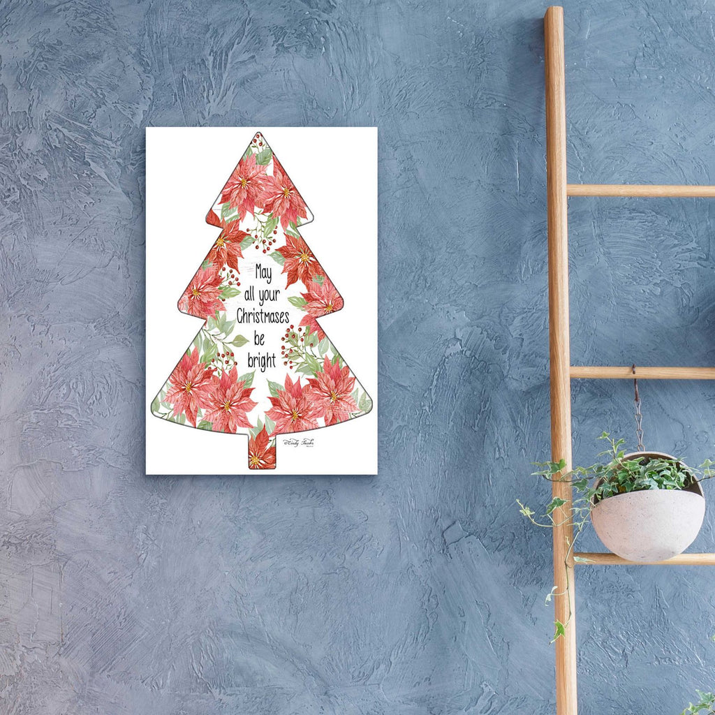 Christmases Be Bright Tree by Cindy Jacobs - 16x24 acrylic wall art in a room