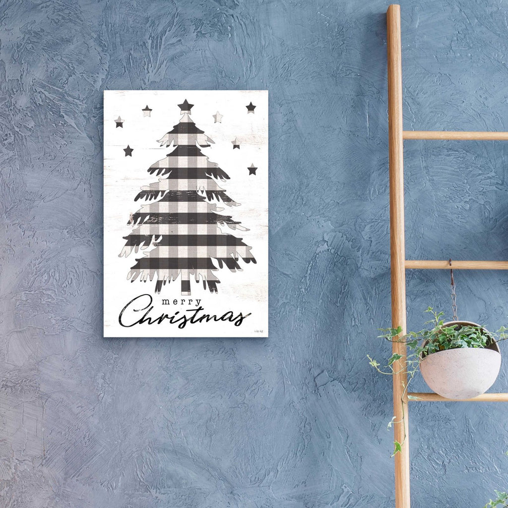 Merry Christmas Tree and Stars by Cindy Jacobs - 16x24 acrylic wall art in a room