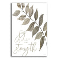 Epic Art 'The Lord is My Strength' by Cindy Jacobs, Acrylic Glass Wall Art