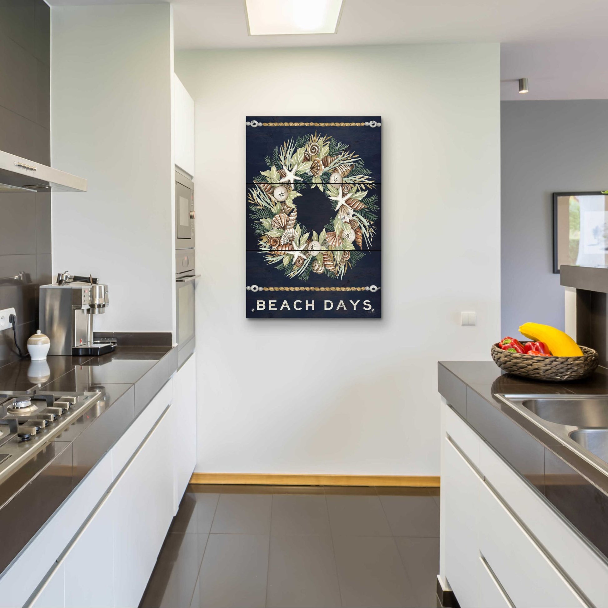 Epic Art 'Beach Days Shell' by Cindy Jacobs, Acrylic Glass Wall Art,24x36
