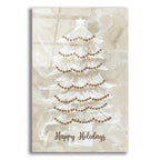 Winter Whisper Happy Holidays Tree by Cindy Jacobs acrylic glass wall art
