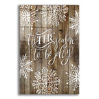 Tis the Season Snowflakes by Cindy Jacobs acrylic glass wall art