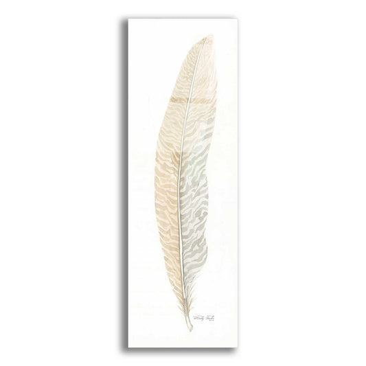 Epic Art 'Tonal Feather I' by Cindy Jacobs, Acrylic Glass Wall Art,3-1