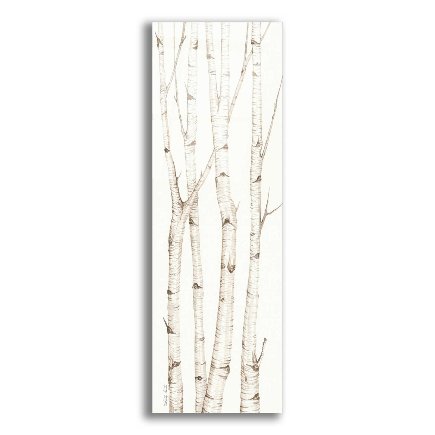 Epic Art 'Birch Trees III' by Cindy Jacobs, Acrylic Glass Wall Art,3-1