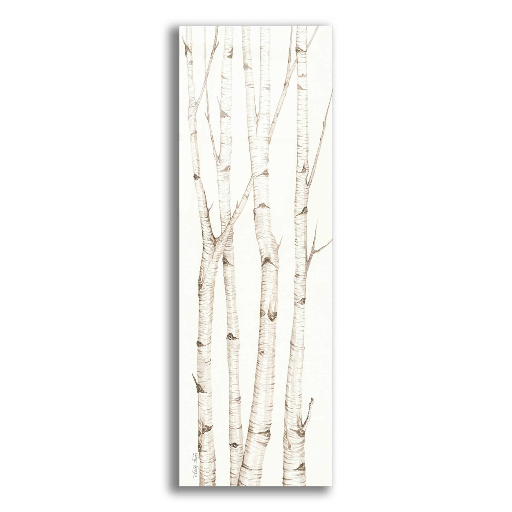 Epic Art 'Birch Trees III' by Cindy Jacobs, Acrylic Glass Wall Art,3-1