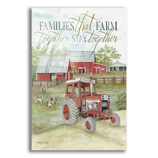 Epic Art 'Families that Farm Together' by Cindy Jacobs, Acrylic Glass Wall Art