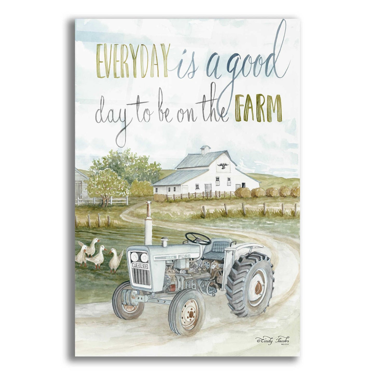 Epic Art 'Good Day' by Cindy Jacobs, Acrylic Glass Wall Art