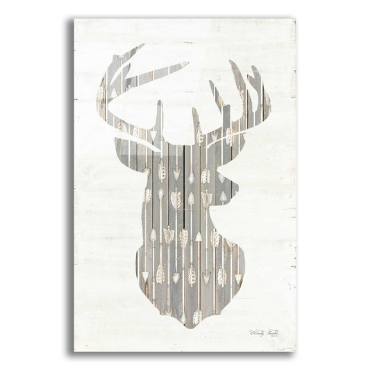 Epic Art 'Deer and Arrows Silhouette' by Cindy Jacobs, Acrylic Glass Wall Art