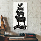 Epic Art 'This is Us Farmlife' by Cindy Jacobs, Acrylic Glass Wall Art,12x24