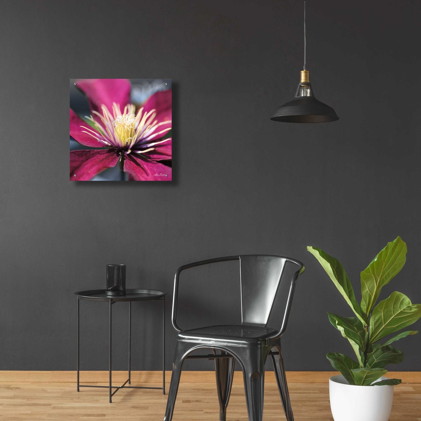 Epic Art 'Floral Pop II' by Lori Deiter, Acrylic Glass Wall Art,24x24