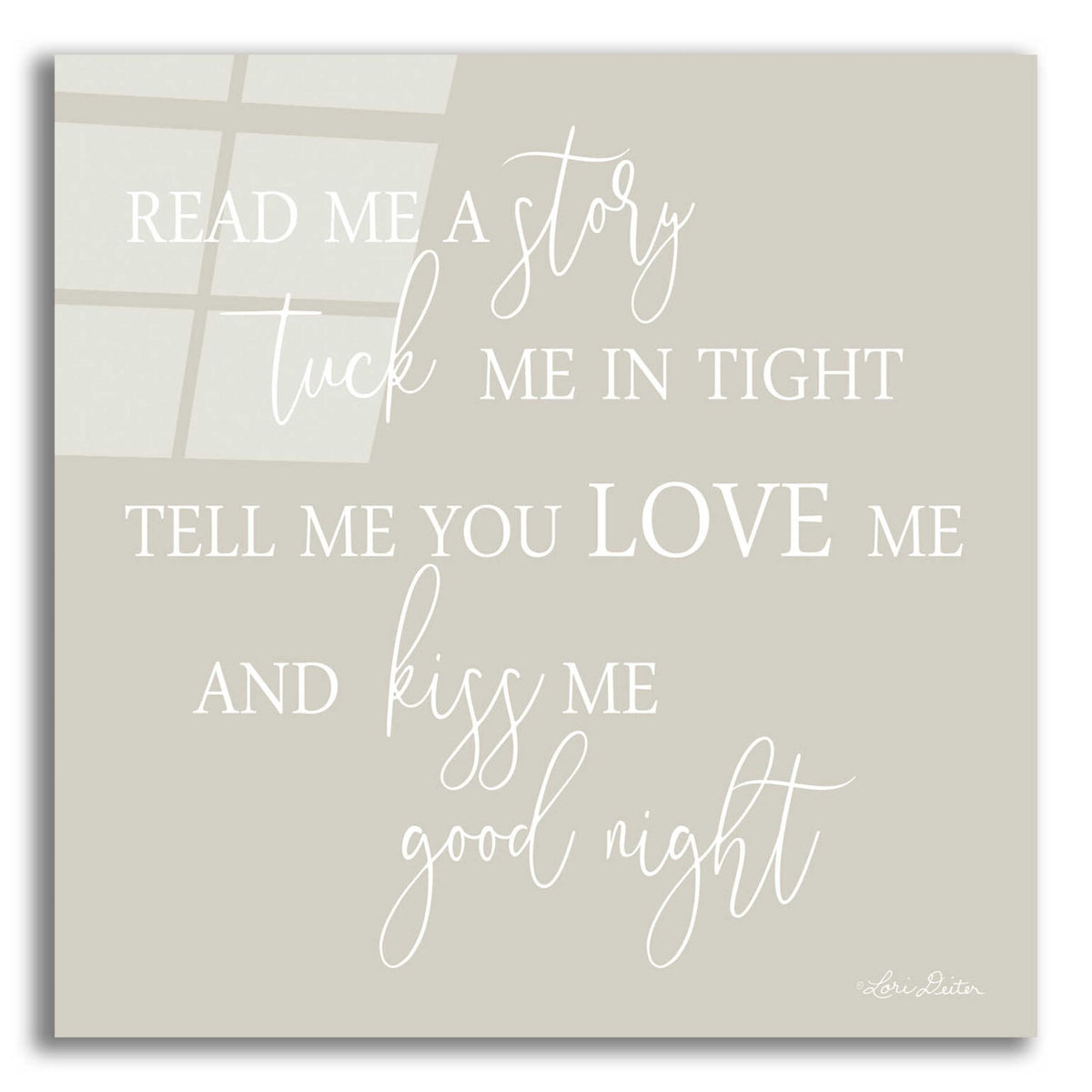 Epic Art 'Read Me a Story' by Lori Deiter, Acrylic Glass Wall Art