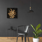 Epic Art 'Golden Grass II' by Lori Deiter, Acrylic Glass Wall Art,24x24