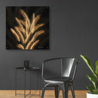 Epic Art 'Golden Grass II' by Lori Deiter, Acrylic Glass Wall Art,36x36