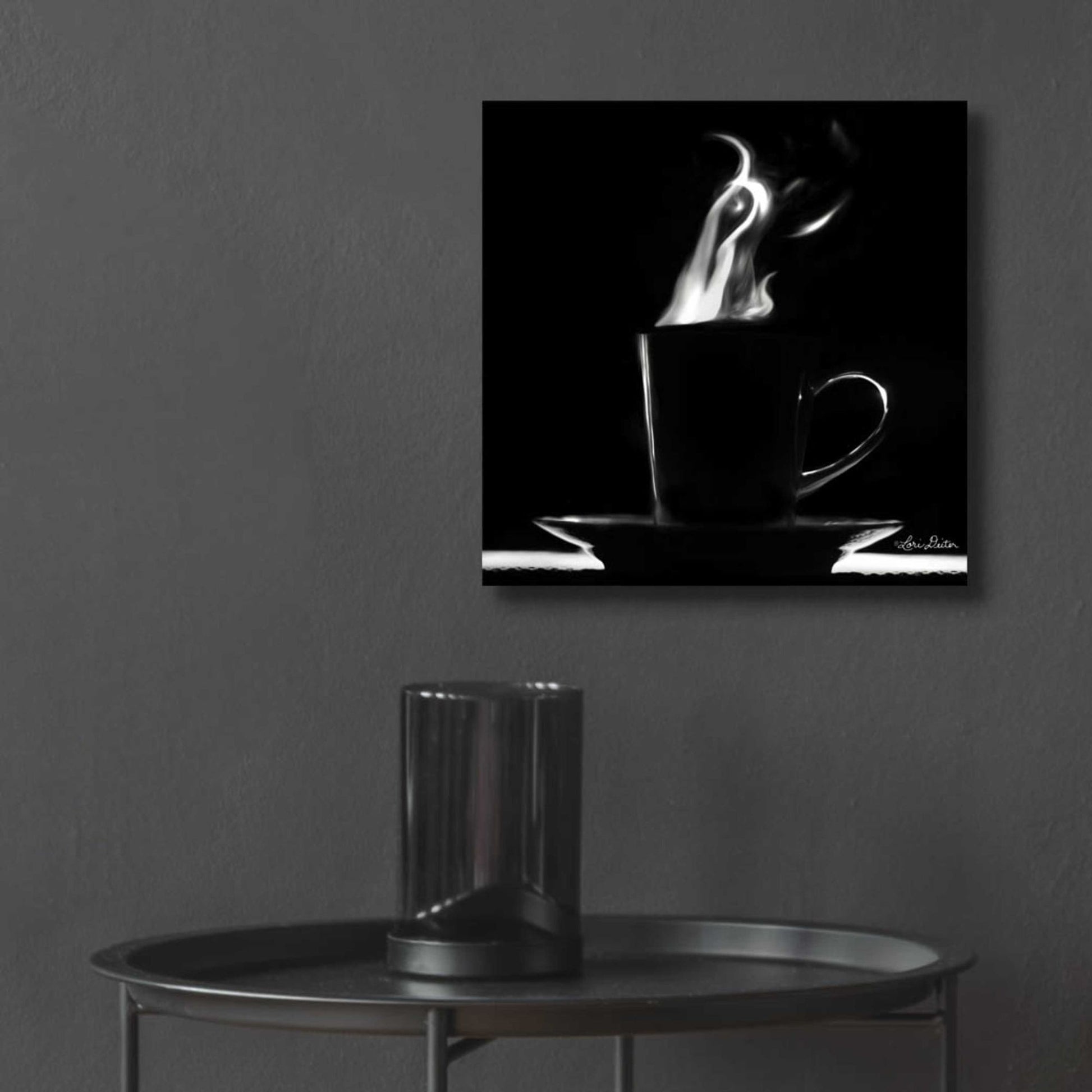 Epic Art 'Coffee Time II' by Lori Deiter, Acrylic Glass Wall Art,12x12