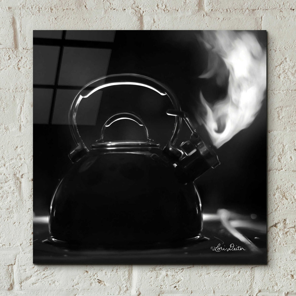 Epic Art 'Tea Time II' by Lori Deiter, Acrylic Glass Wall Art,12x12