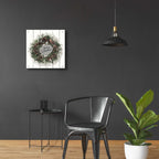 Epic Art 'Merry Christmas Wreath' by Lori Deiter, Acrylic Glass Wall Art,24x24