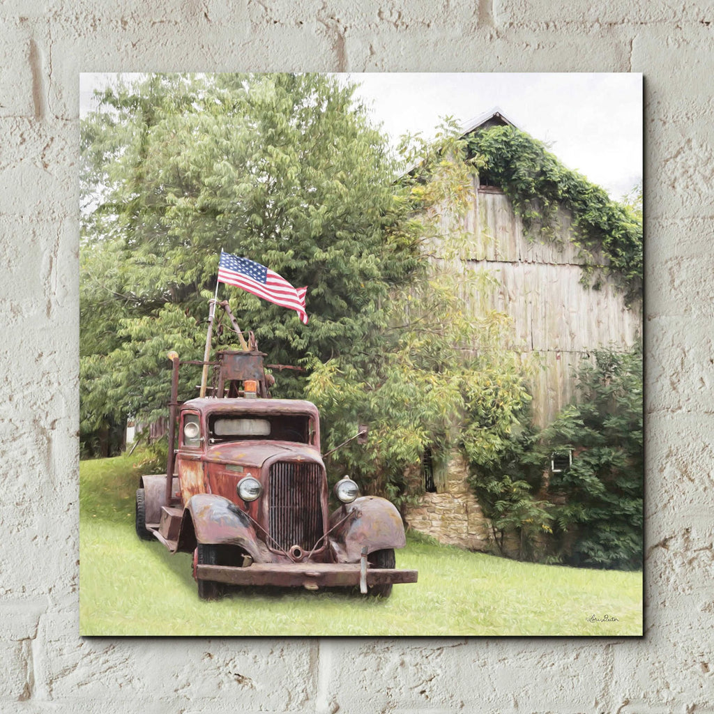 Epic Art 'Towing the Line' by Lori Deiter, Acrylic Glass Wall Art,12x12
