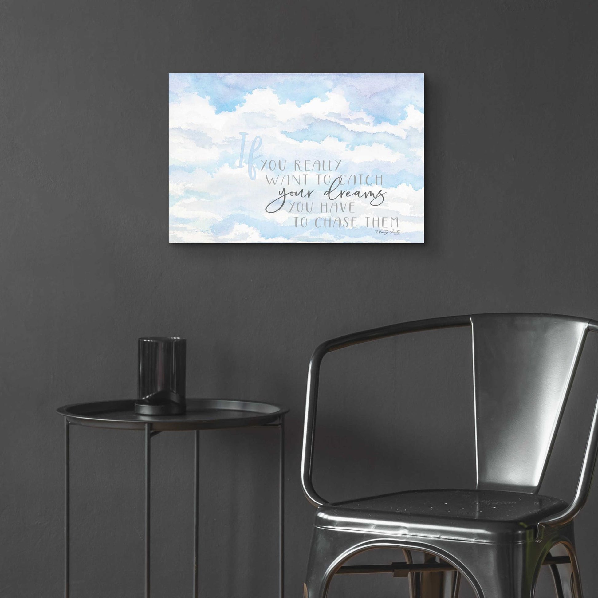 Epic Art 'Chase Your Dreams' by Cindy Jacobs, Acrylic Glass Wall Art,24x16
