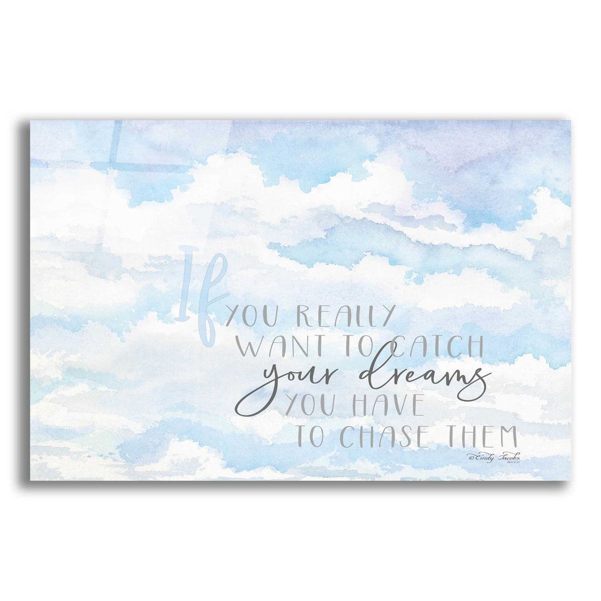 Chase Your Dreams by Cindy Jacobs acrylic glass wall art