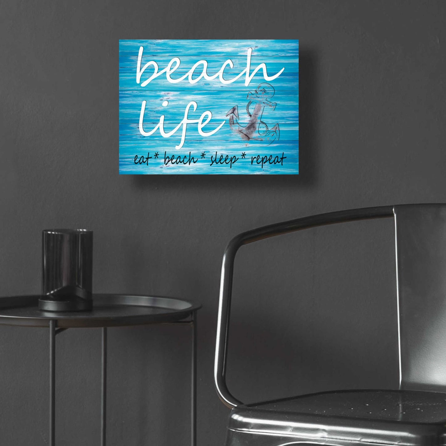 Epic Art 'Beach Life' by Cindy Jacobs, Acrylic Glass Wall Art,16x12