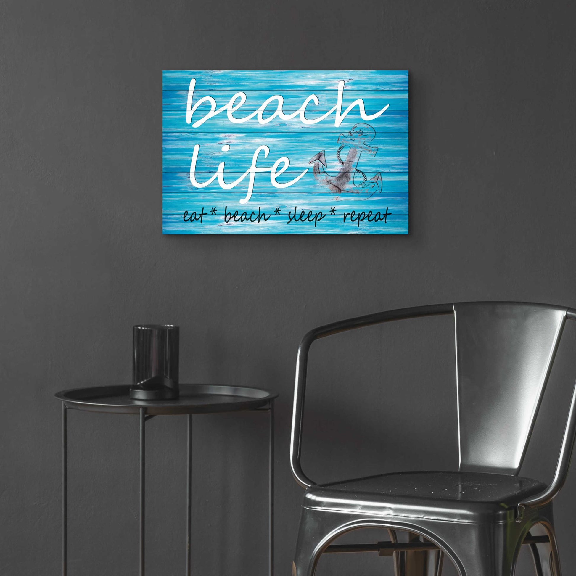 Epic Art 'Beach Life' by Cindy Jacobs, Acrylic Glass Wall Art,24x16