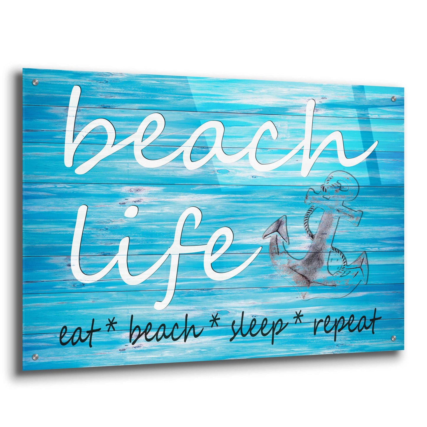 Epic Art 'Beach Life' by Cindy Jacobs, Acrylic Glass Wall Art,36x24