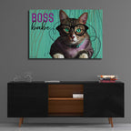 Epic Art 'Boss Babe' by Cindy Jacobs, Acrylic Glass Wall Art,36x24