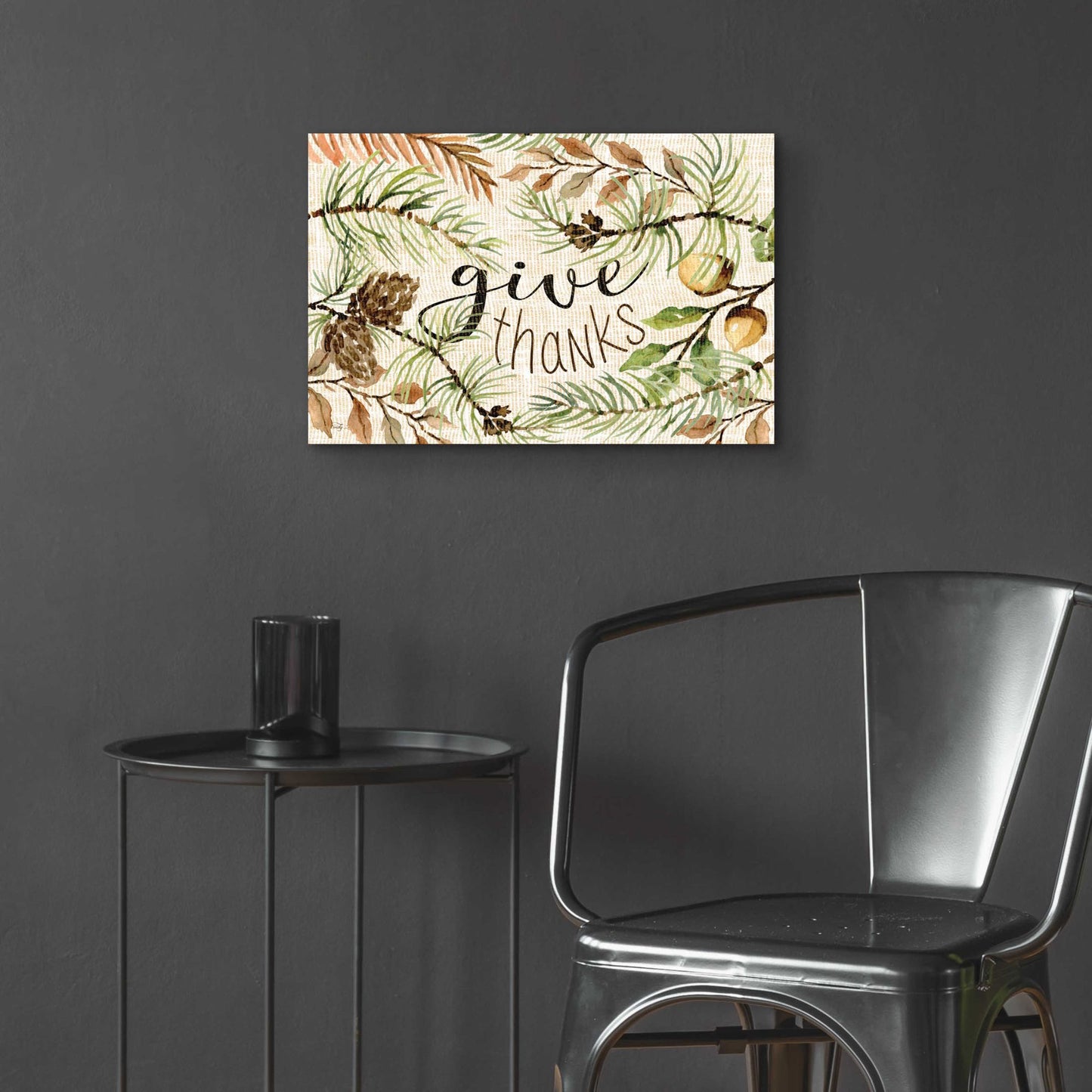 Epic Art 'Give Thanks' by Cindy Jacobs, Acrylic Glass Wall Art,24x16