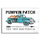 Epic Art 'Pumpkin Patch Open Daily' by Cindy Jacobs, Acrylic Glass Wall Art