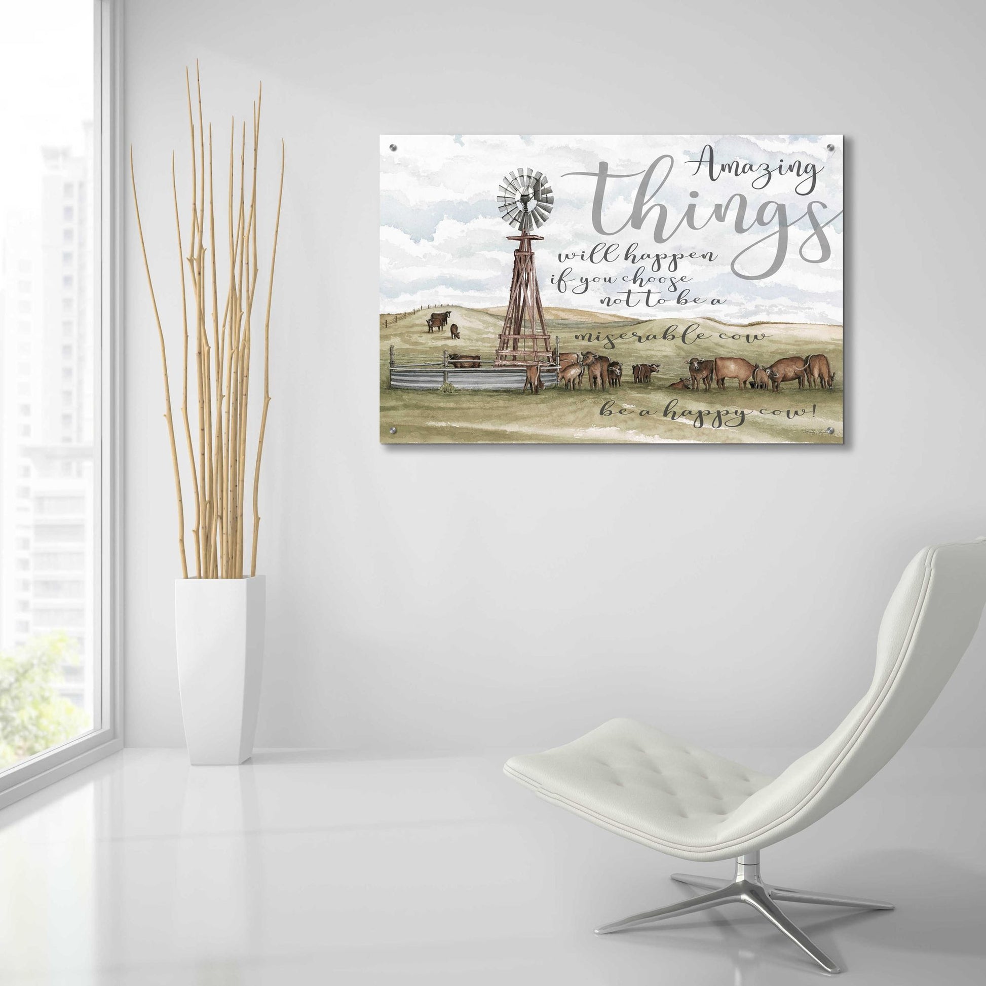 Epic Art 'Amazing Things' by Cindy Jacobs, Acrylic Glass Wall Art,36x24