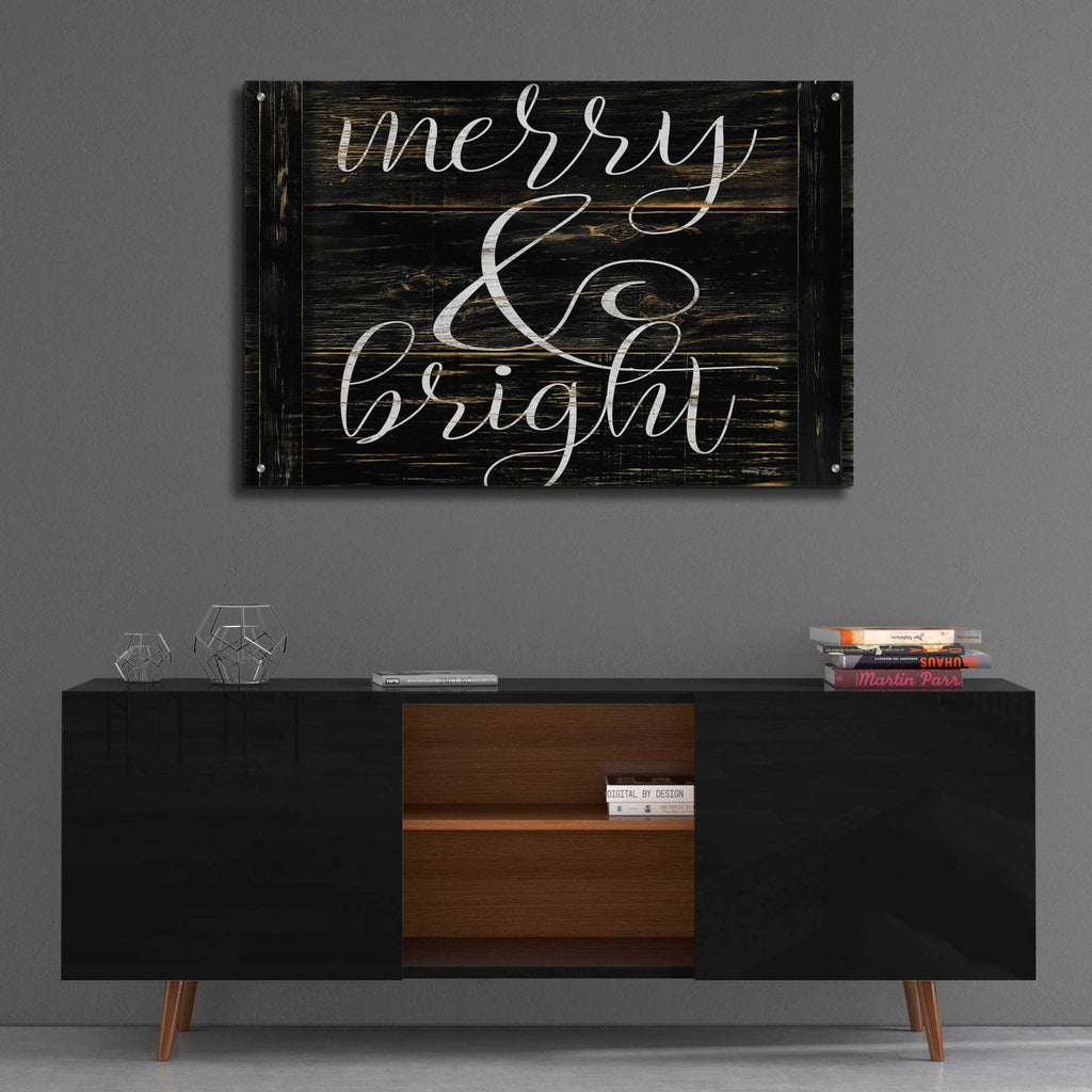 Merry & Bright 2 by Cindy Jacobs - 36x24 acrylic wall art in a room