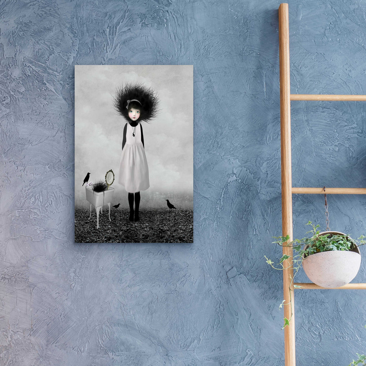 Dulcimer by Art and Ghosts - 16x24 acrylic wall art in a room