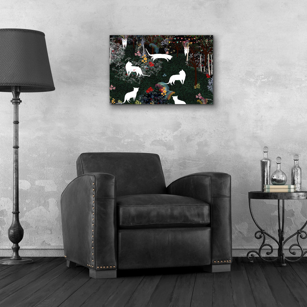 Cat Heaven by Art and Ghosts - 24x16 acrylic wall art in a room