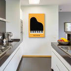 Piano by Ayse - 24x36 acrylic wall art in a room