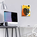 Tropical Leaves Two by Ayse - 12x16 acrylic wall art in a room