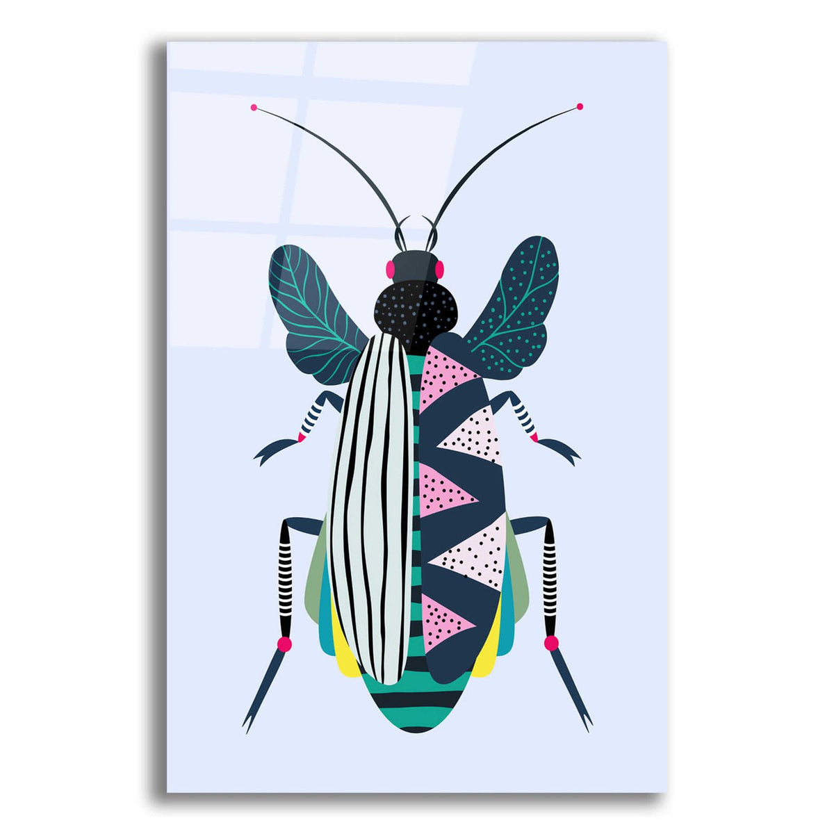 Beetle by Ayse acrylic glass wall art