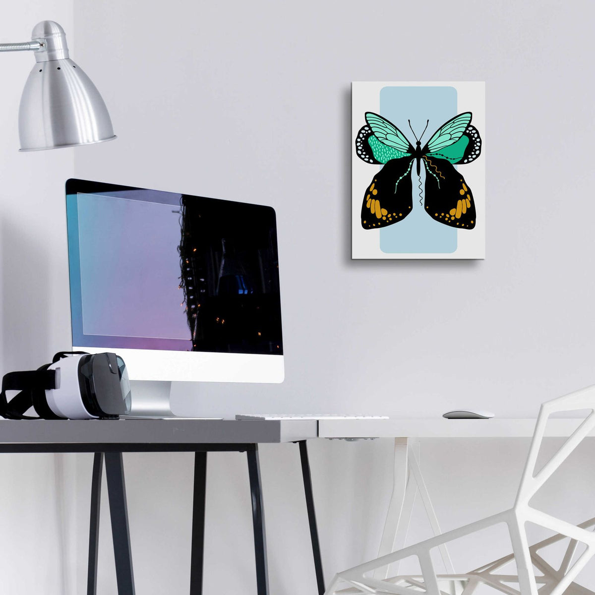 Butterfly by Ayse - 12x16 acrylic wall art in a room