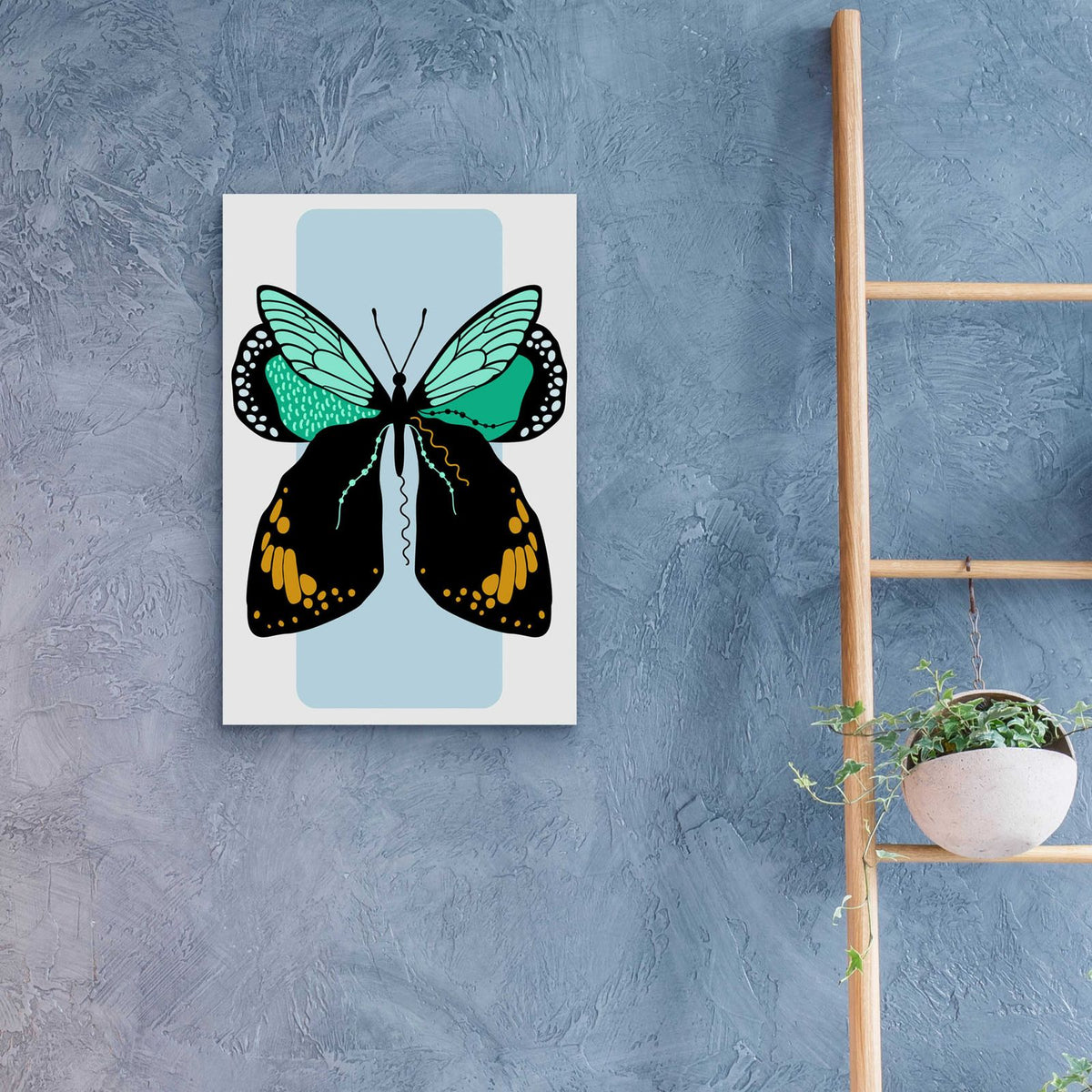Butterfly by Ayse - 16x24 acrylic wall art in a room