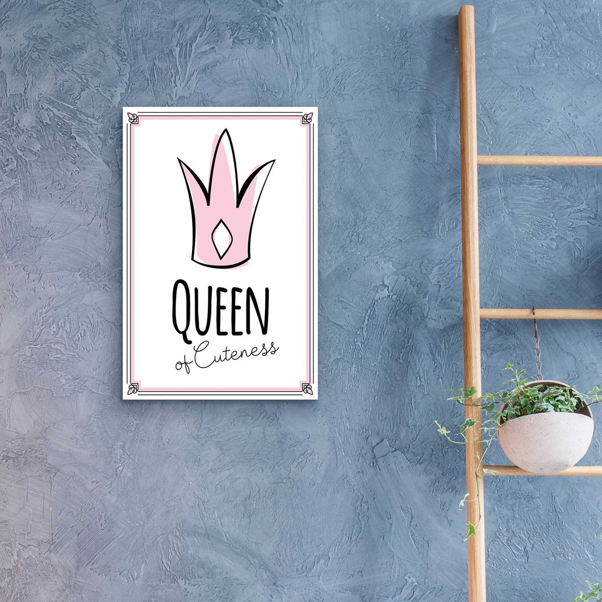 Queen of Cuteness by Ayse - 16x24 acrylic wall art in a room