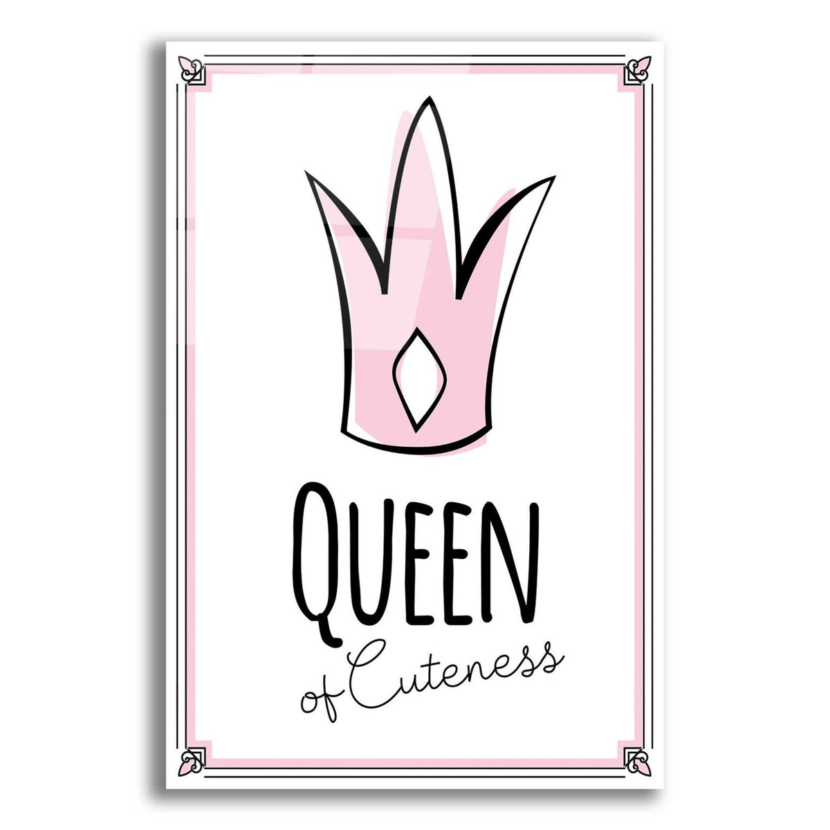 Queen of Cuteness by Ayse acrylic glass wall art