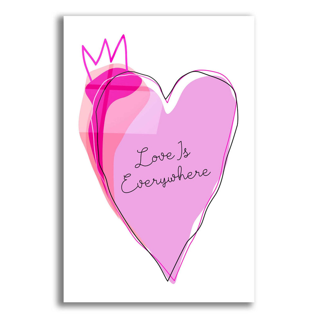 Love is Everywhere by Ayse acrylic glass wall art