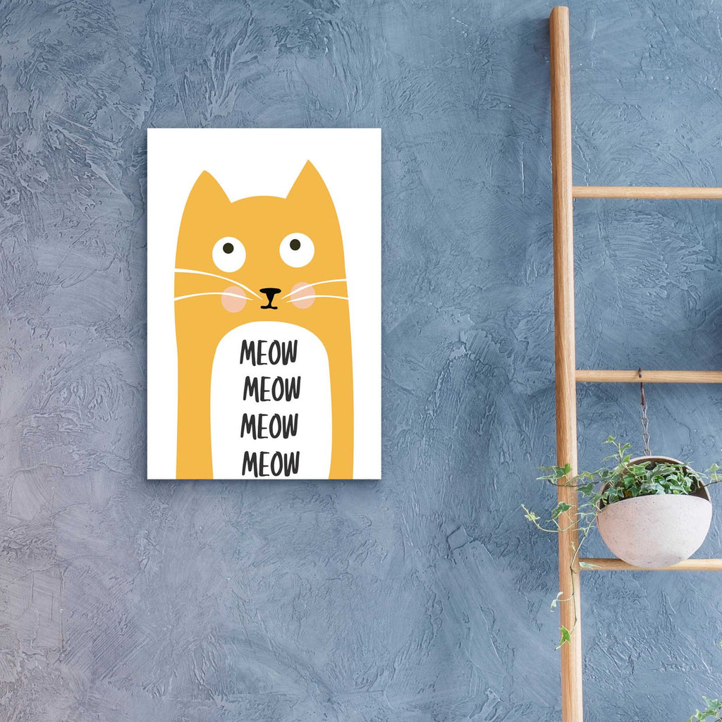 Meow by Ayse - 16x24 acrylic wall art in a room