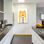 Meow by Ayse - 24x36 acrylic wall art in a room