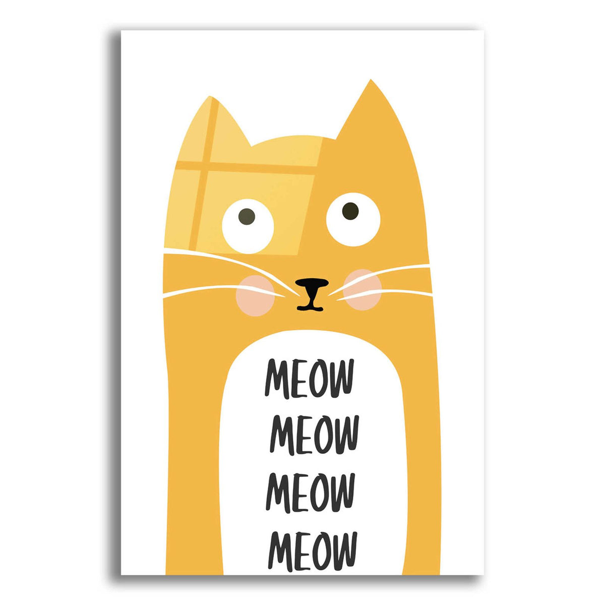 Meow by Ayse acrylic glass wall art