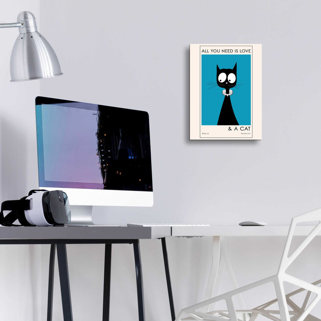 All You Need Is Love by Ayse - 12x16 acrylic wall art in a room