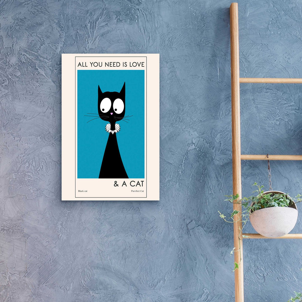 All You Need Is Love by Ayse - 16x24 acrylic wall art in a room